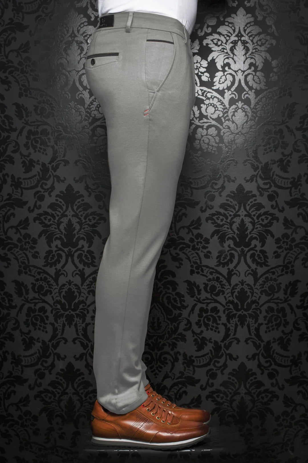 Shop the season’s best styles at discounted prices on men's clothing.  Au Noir Dressy Stretch Pant | Beretta Light Grey