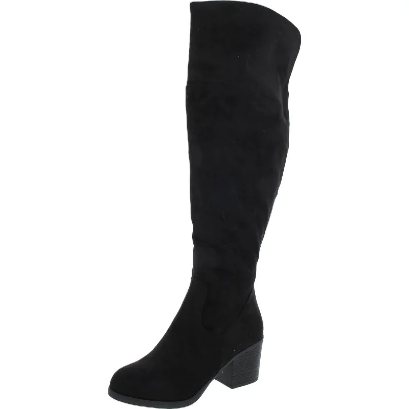 Womens Pull On Tall Over-The-Knee Boots