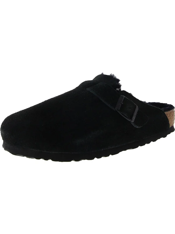 Boston VL Womens Suede Slip On Mules