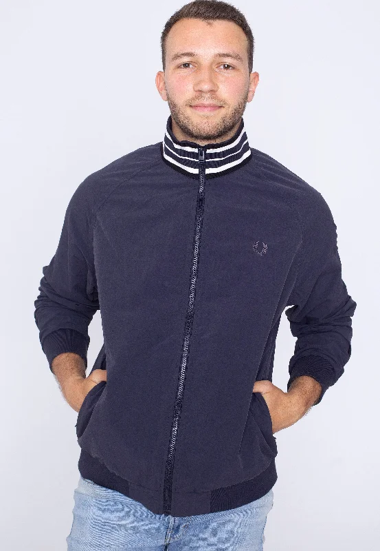 Flash sale: Save big on men's clothing this weekend!  Fred Perry - Striped Collar Track Navy - Jacket
