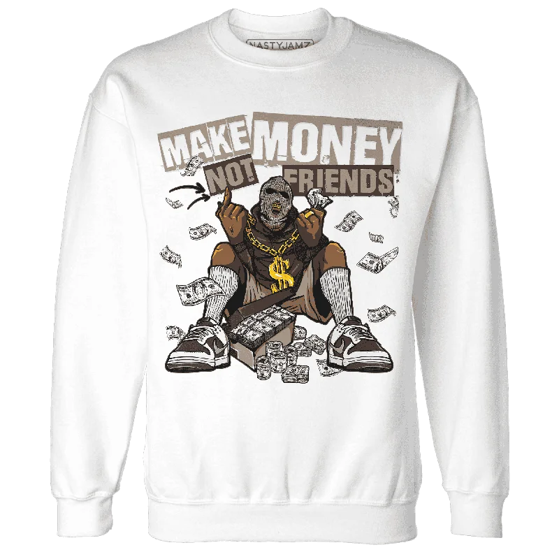 Shop the latest men's clothing trends at a fraction of the price.  NastyJamz Dunk Low Baroque Brown Sweatshirt Match Make Money Not Friends