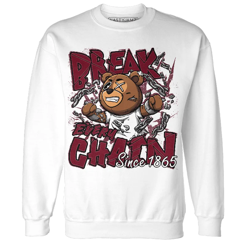 Men’s wardrobe essentials now at unbeatable prices.  NastyJamz High White Team Red 1s Sweatshirt Match BER Break Chain