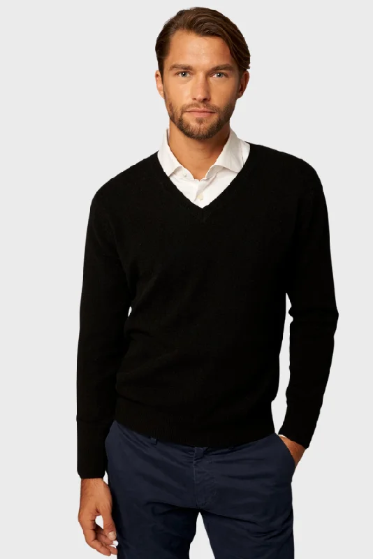 Shop trendy clothing at amazing prices – exclusive deals!  Solid V-Neck Merino Sweater