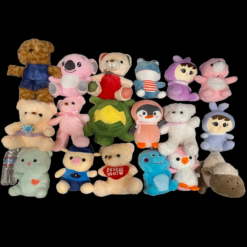 Soft and cuddly stuffed animals100% Generic Bargain Plush Mix (Jumbo) 9"-11"" ($2.80/EA DELIVERED) Soft and cuddly stuffed animals100% Generic Bargain Plush Mix (Jumbo) 9"-11"" ($2.80/EA DELIVERED)