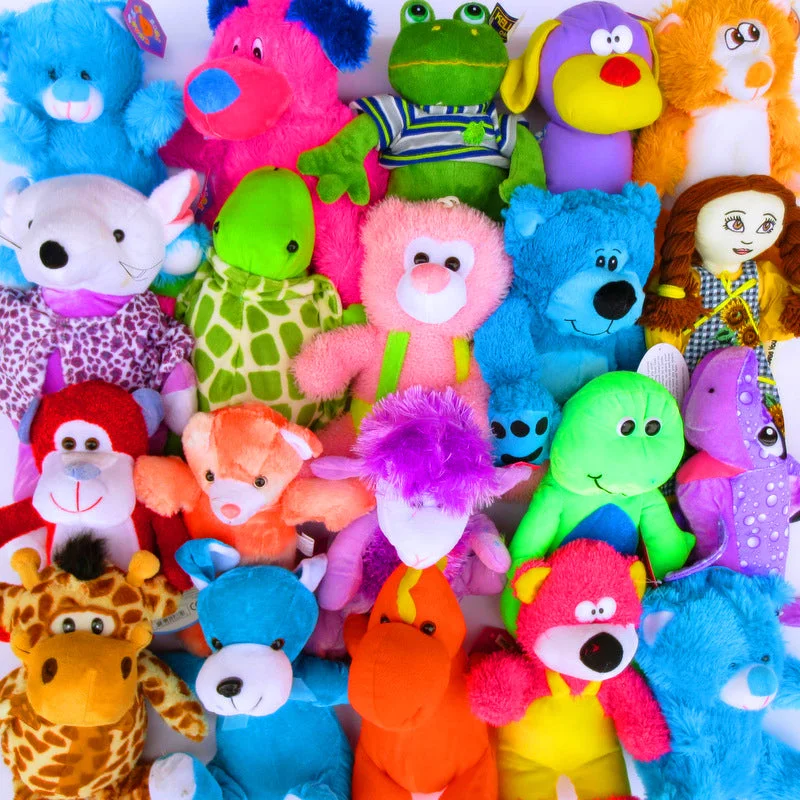 Soft and squishy plush critters100% Generic Premium Plush Mix (TRUE Medium) 9-12" ($3.19/EA DELIVERED) Soft and squishy plush critters100% Generic Premium Plush Mix (TRUE Medium) 9-12" ($3.19/EA DELIVERED)