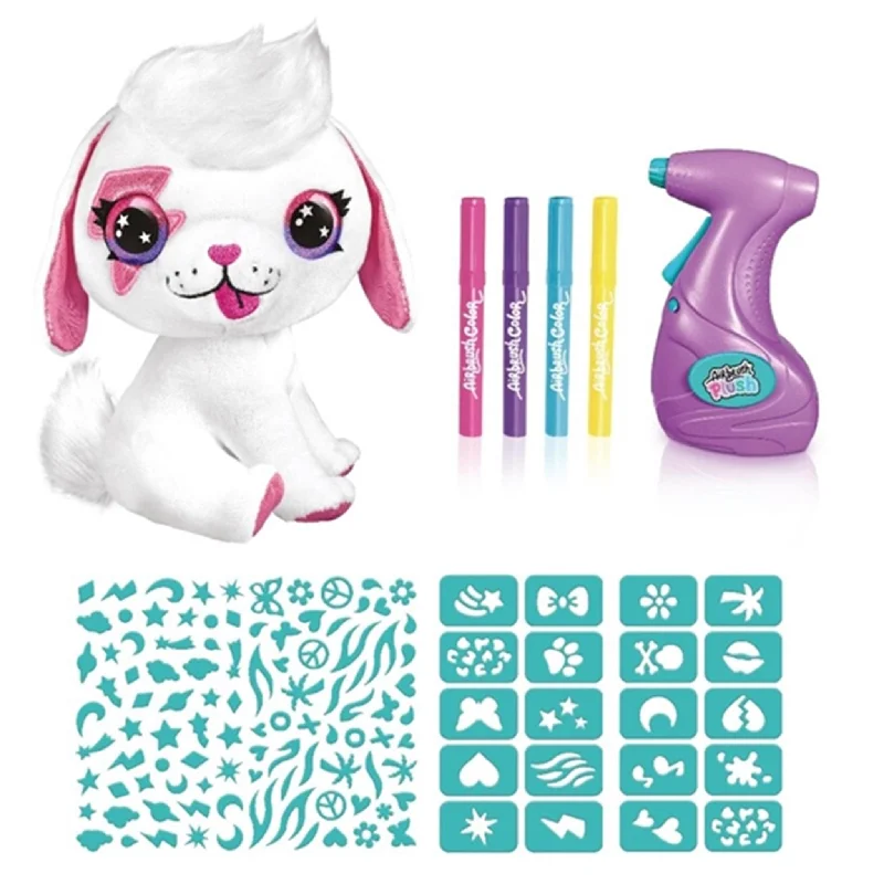 Adorable and charming plush figuresAirbrush Plush Hundehvalp