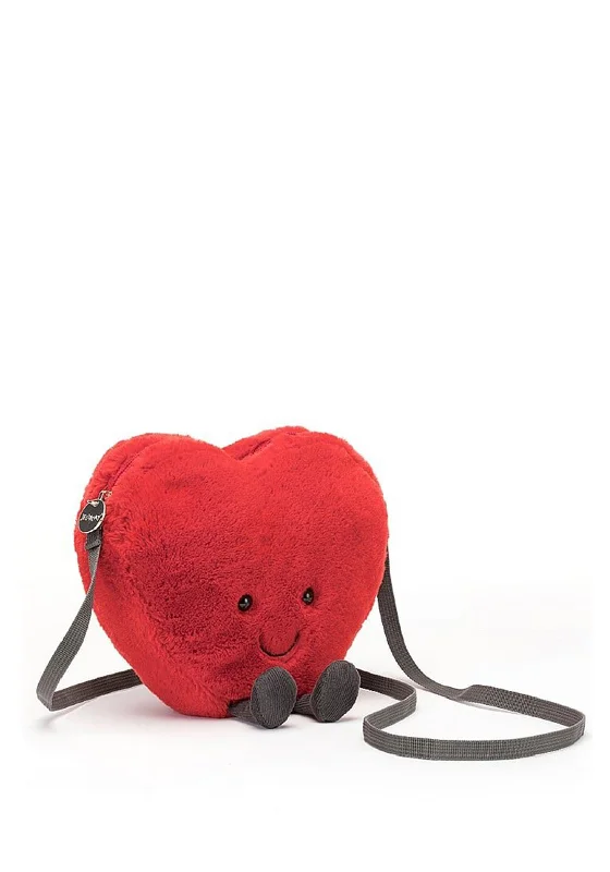 Cuddly and endearing Jellycat timeless appealJellycat Amuseable Heart Bag, Red