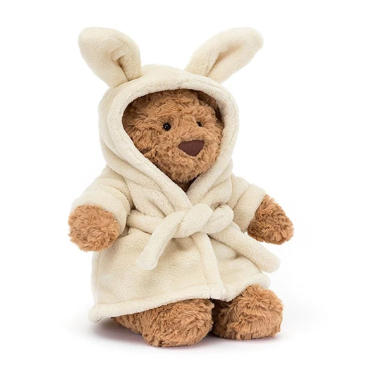 Fluffy and comforting Jellycat superior materialsBartholomew Bear Bathrobe By Jellycat Fluffy and comforting Jellycat superior materialsBartholomew Bear Bathrobe By Jellycat