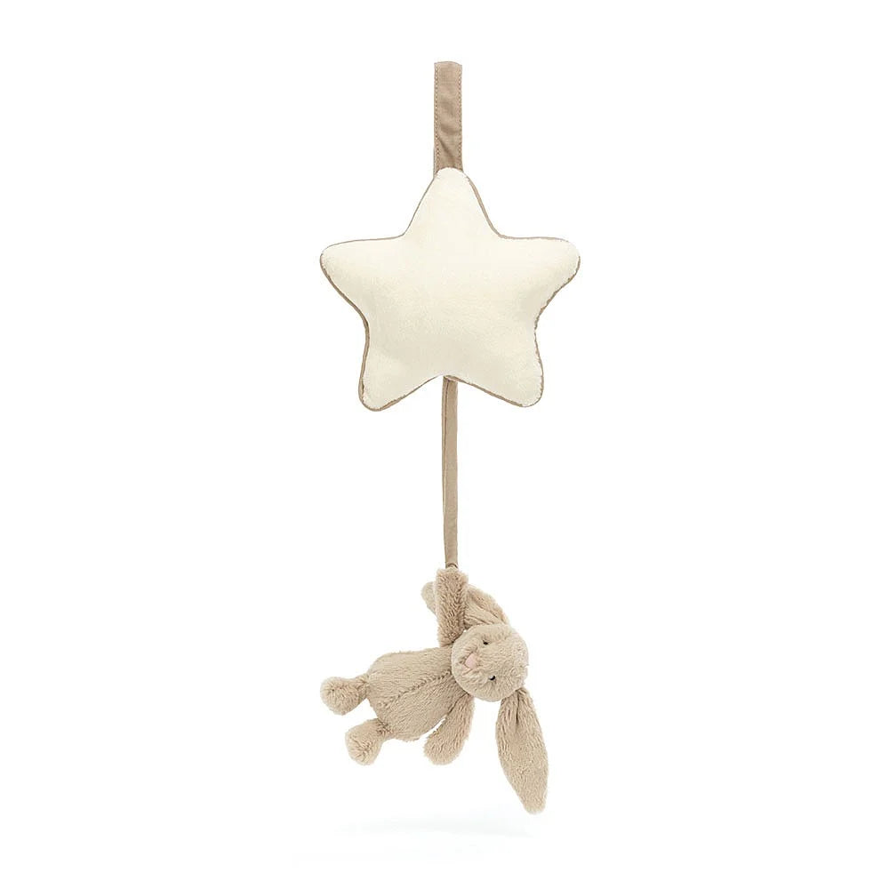 Huggable and sweet Jellycat all-around favoritesBashful Beige Bunny Musical Pull By Jellycat Huggable and sweet Jellycat all-around favoritesBashful Beige Bunny Musical Pull By Jellycat