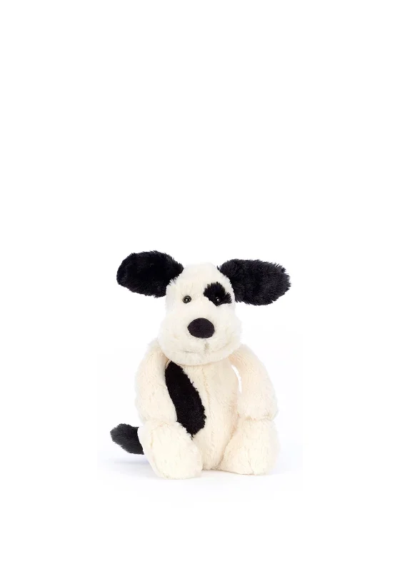 Cuddly and lovely Jellycat animalsJellycat Small Bashful Puppy, Black & Cream