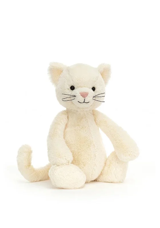 Huggable and charming Jellycat beloved by all ages.Jellycat Bashful Cream Kitten, Medium Huggable and charming Jellycat beloved by all ages.Jellycat Bashful Cream Kitten, Medium