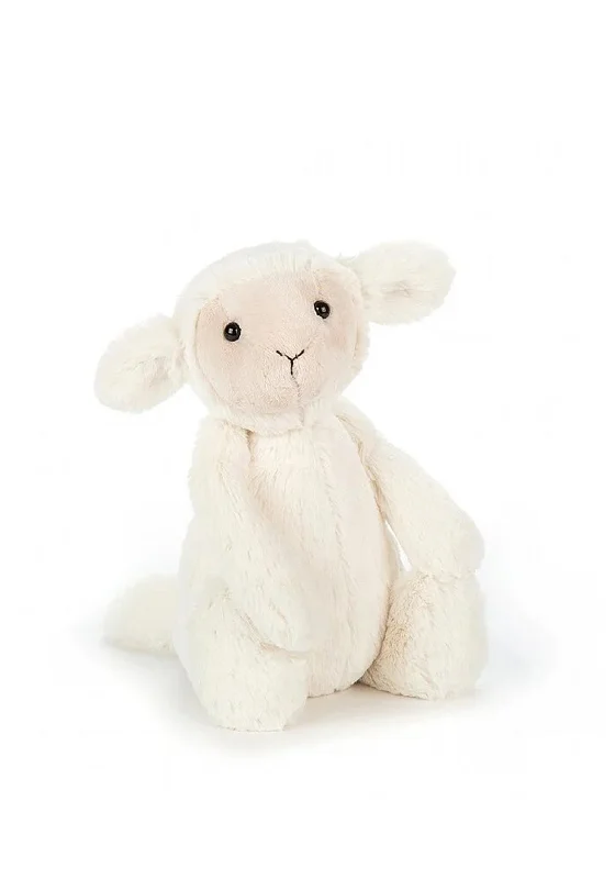 Soft and cozy Jellycat high-quality craftsmanshipJellycat Bashful Lamb Soft Toy, Medium Soft and cozy Jellycat high-quality craftsmanshipJellycat Bashful Lamb Soft Toy, Medium
