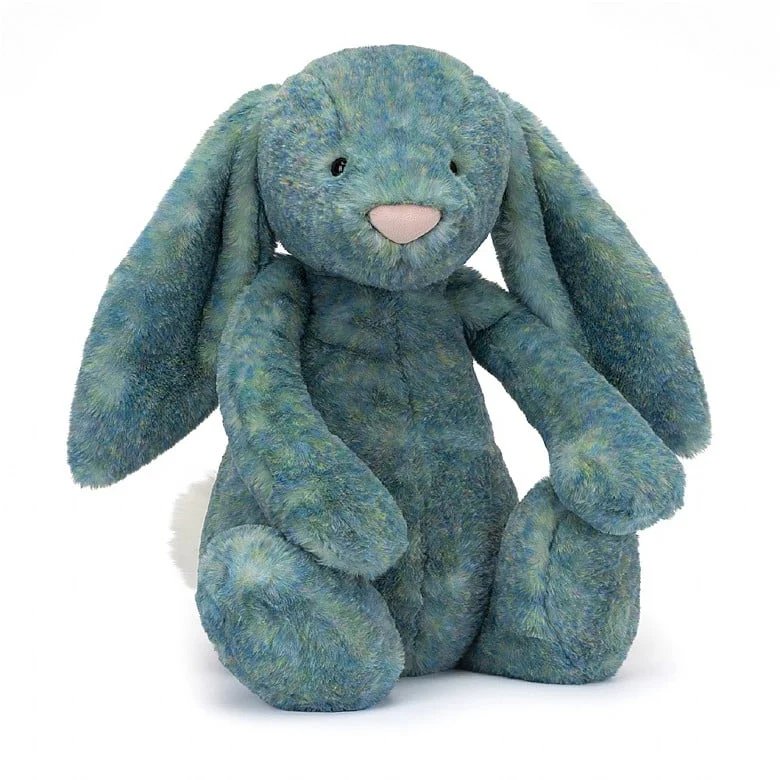 Plush and comforting Jellycat figuresBashful Luxe Bunny Azure Big By Jellycat