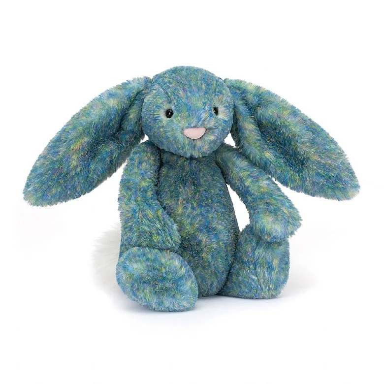 Soft and endearing Jellycat plushiesBashful Luxe Bunny Azure Medium By Jellycat