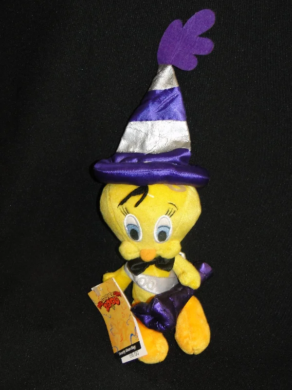 Friendly and approachable plush friendsBNWT Warner Bros TWEETY PIE 2000 bean bag plush Friendly and approachable plush friendsBNWT Warner Bros TWEETY PIE 2000 bean bag plush