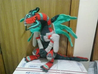 Whimsical and imaginative stuffed toysBorreload Dragon Yu-Gi-Oh Amigurumi Plush