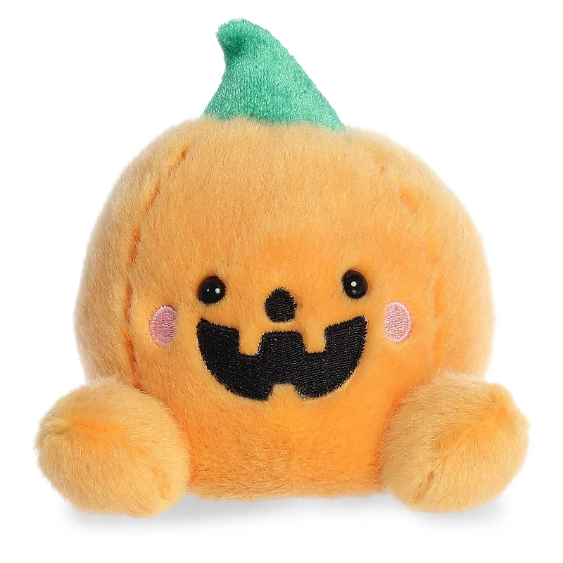 Colorful and vibrant plush creationsCarver Jack O'Lantern Palm Pals Plush 5"