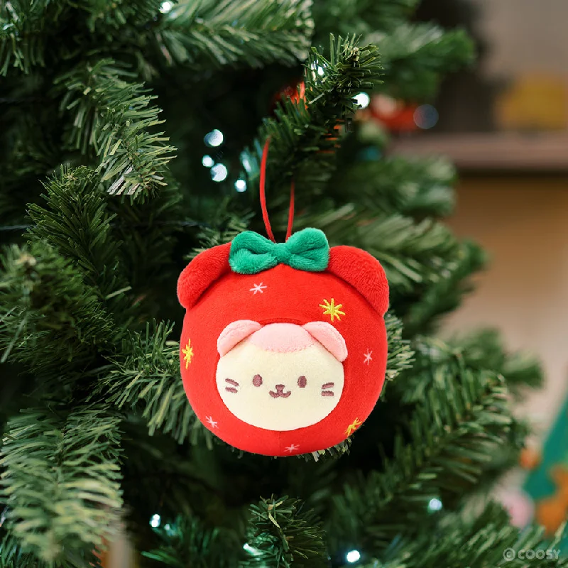 Adorable and charming plush figuresChristmas Ball Kittiroll Plush Ornament