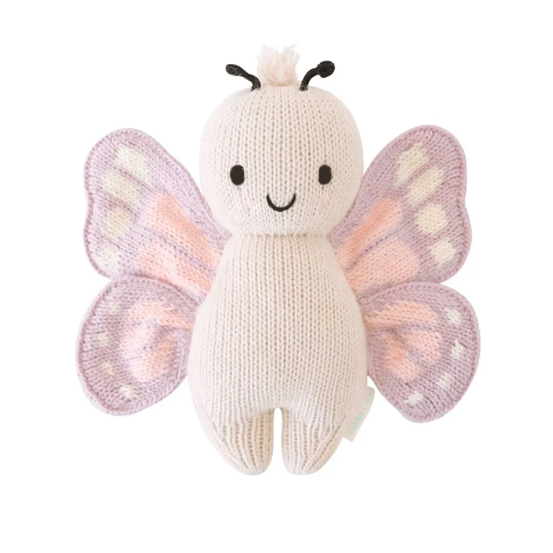 Playful and cheerful stuffed creaturesCuddle + Kind Hand-Knit Doll - Baby Butterfly