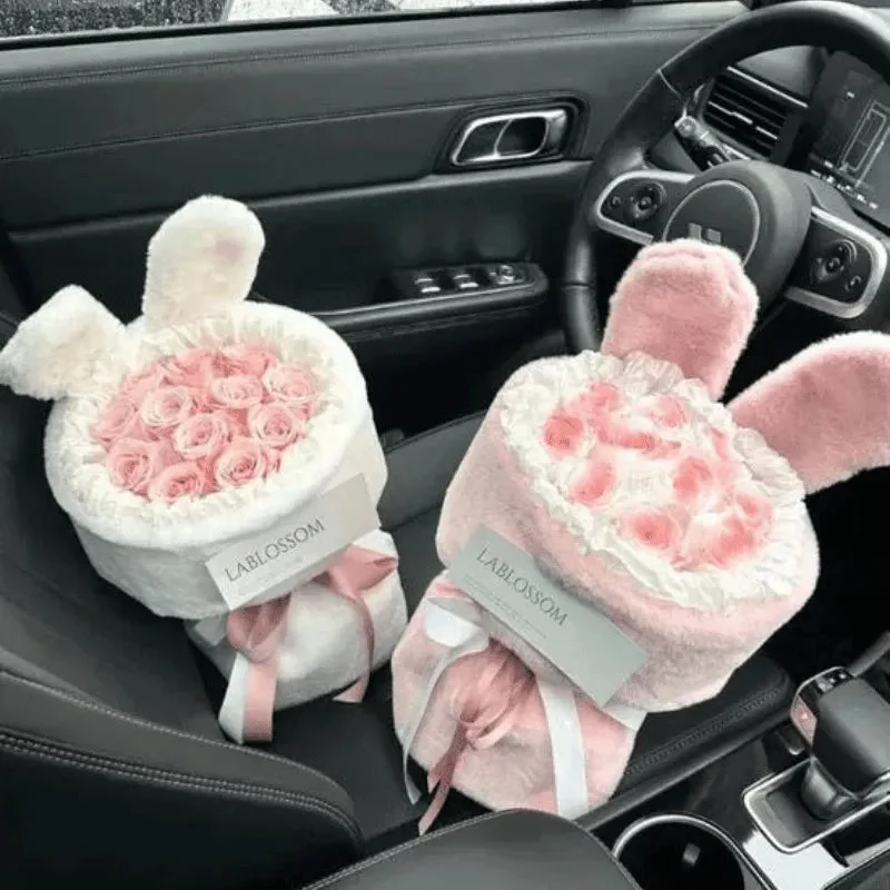 Whimsical and imaginative stuffed toysCute Bunny Ears Plush Bouquet