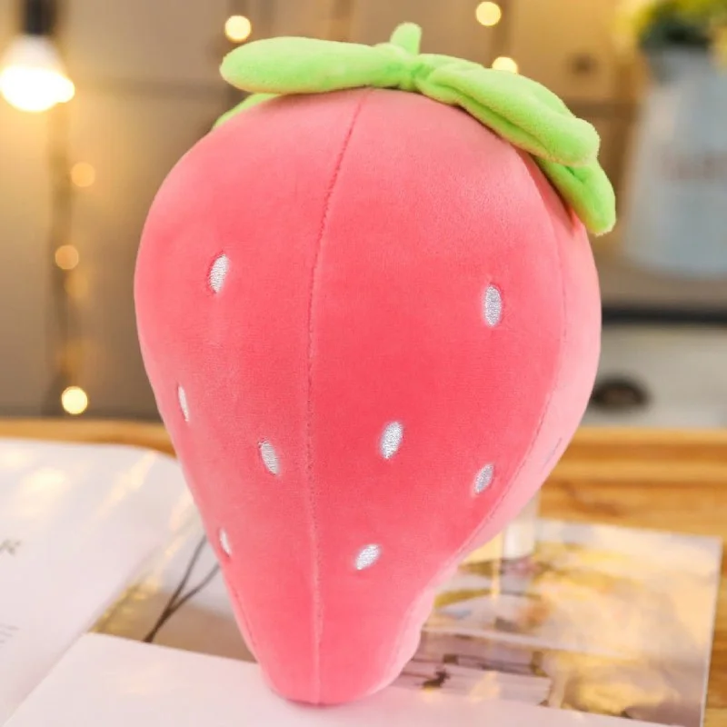 Fluffy and warm toy companionsCute Fruit Plushie Strawberry Pillow - Softest Stuffed Toy Fluffy and warm toy companionsCute Fruit Plushie Strawberry Pillow - Softest Stuffed Toy