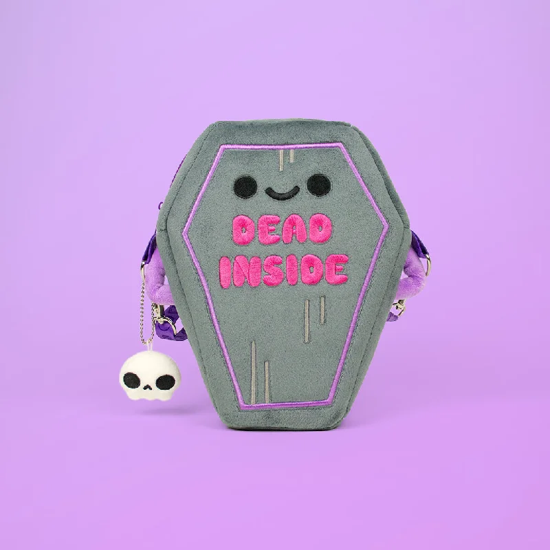 Friendly and approachable plush friendsDead Inside Plush Purse