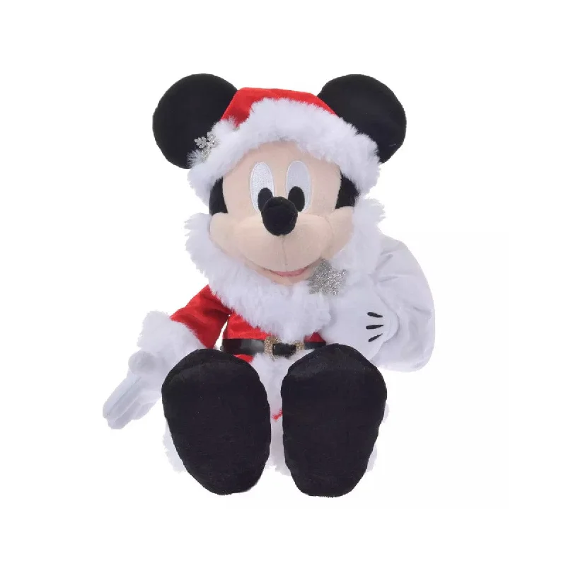Huggable and cozy plush toysDisney Christmas Mickey Mouse Plush Toy