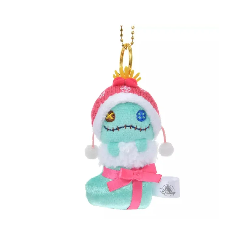 Adorable and tiny stuffed crittersDisney Christmas Scrump Plush Keychain Sock