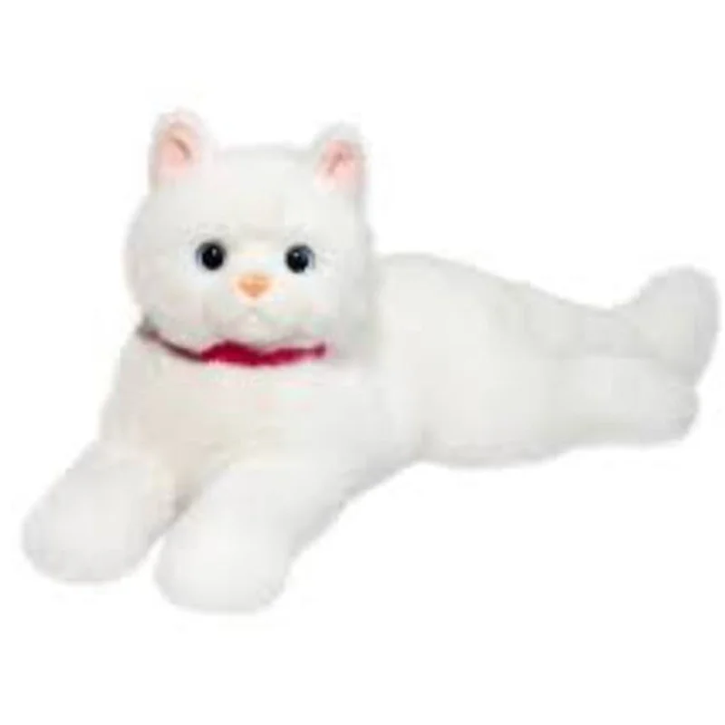 Cuddly and comforting plush charactersDouglas Alba White Cat Deluxe 14 Inch Plush Figure Cuddly and comforting plush charactersDouglas Alba White Cat Deluxe 14 Inch Plush Figure