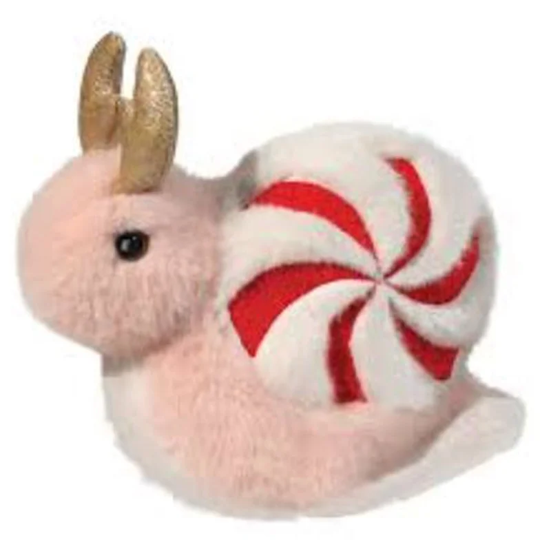 Soft and cuddly stuffed animalsDouglas Peppy Mint Snail 6 Inch Plush Figure
