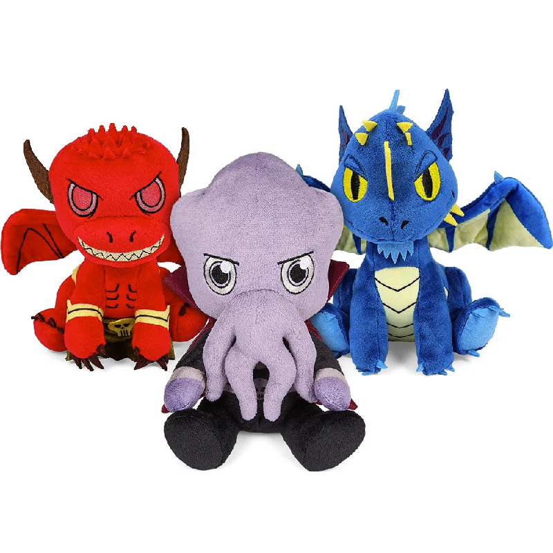 Delightful and enchanting plush friendsDungeons & Dragons Phunny Plush Bundle (Blue Dragon, Pit Fiend and Mind Flayer) Delightful and enchanting plush friendsDungeons & Dragons Phunny Plush Bundle (Blue Dragon, Pit Fiend and Mind Flayer)