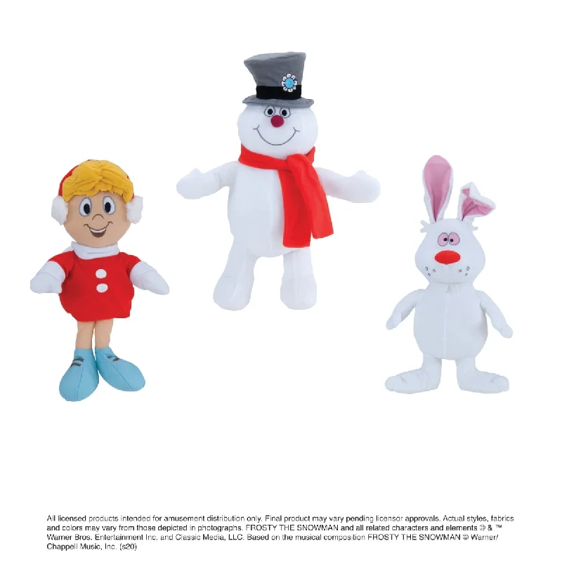 Soft and cuddly stuffed animalsFrosty Asst 10"-13" (Jumbo) ($6.87/EA DELIVERED)