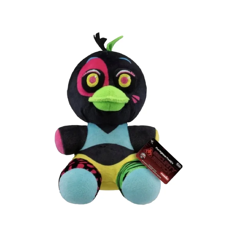 Delightful and enchanting plush friendsGlamrock Chica 7" Funko Plush - Five Nights At Freddy's - Security Breach Blacklight Delightful and enchanting plush friendsGlamrock Chica 7" Funko Plush - Five Nights At Freddy's - Security Breach Blacklight