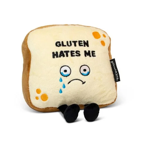 Adorable and charming plush figures“Gluten Hates Me” – Bread Plush