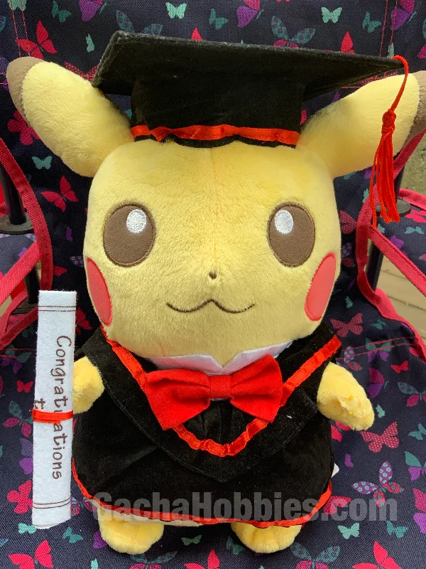 Cuddly and comforting plush charactersGraduation Pikachu Smile Plush