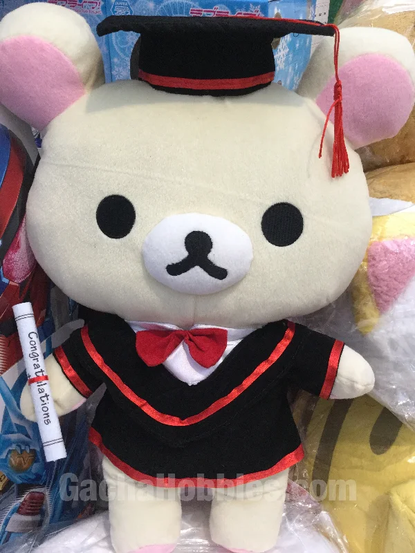 Endearing and lovable stuffed toysGraduation Rilakkuma Korilakkuma Medium