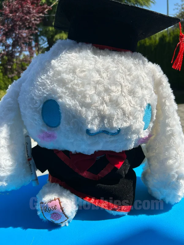 Endearing and lovable stuffed toysGraduation Sanrio Cinnamoroll Rose Pattern