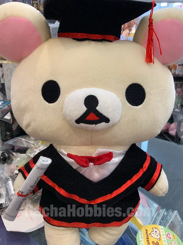 Cuddly and comforting plush charactersGraduation Rilakkuma Korilakkuma Open Mouth