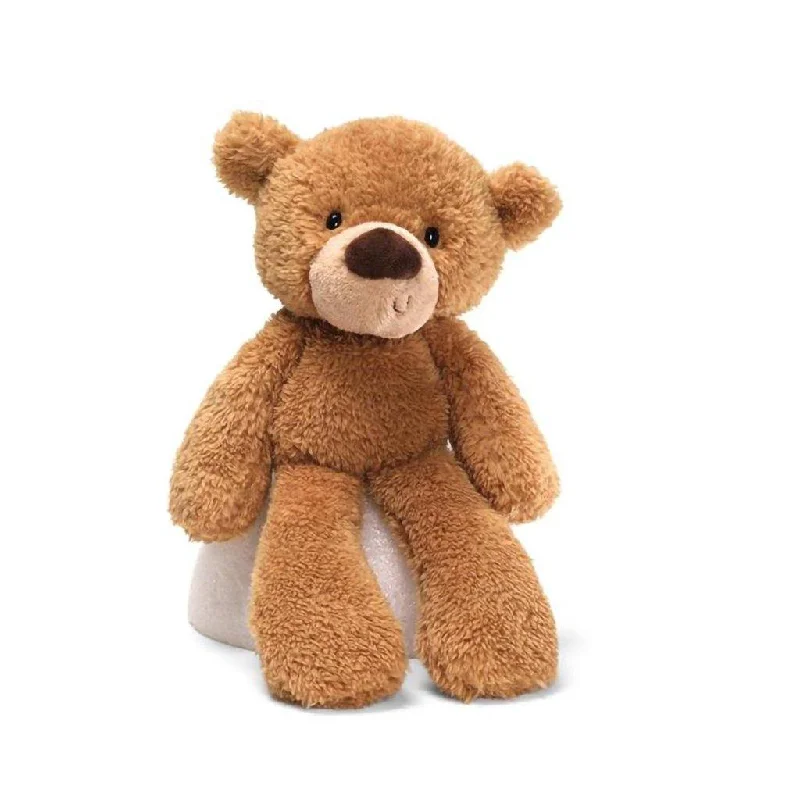 Colorful and vibrant plush creationsGund : Fuzzy the Bear, Beige, 13.5"