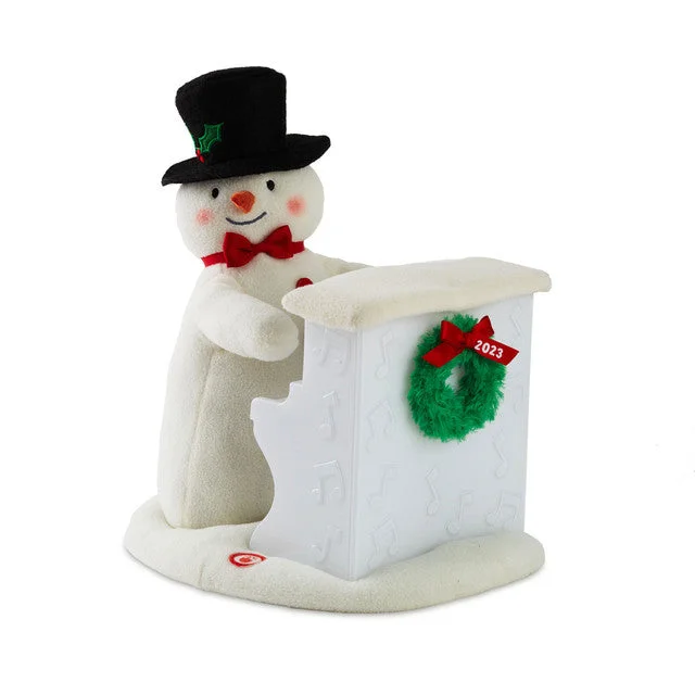 Colorful and vibrant plush creationsHallmark 20th Anniversary Sing-Along Showman Snowman Plush With Sound, Light and Motion Colorful and vibrant plush creationsHallmark 20th Anniversary Sing-Along Showman Snowman Plush With Sound, Light and Motion