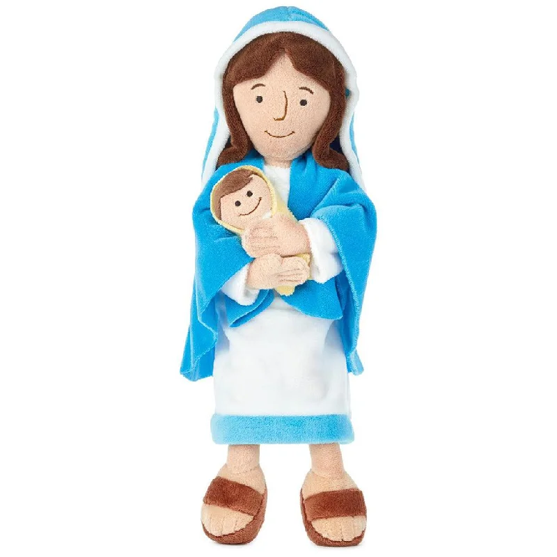 Delightful and enchanting plush friendsHallmark : Mother Mary Holding Baby Jesus Stuffed Doll, 12.75" Delightful and enchanting plush friendsHallmark : Mother Mary Holding Baby Jesus Stuffed Doll, 12.75"