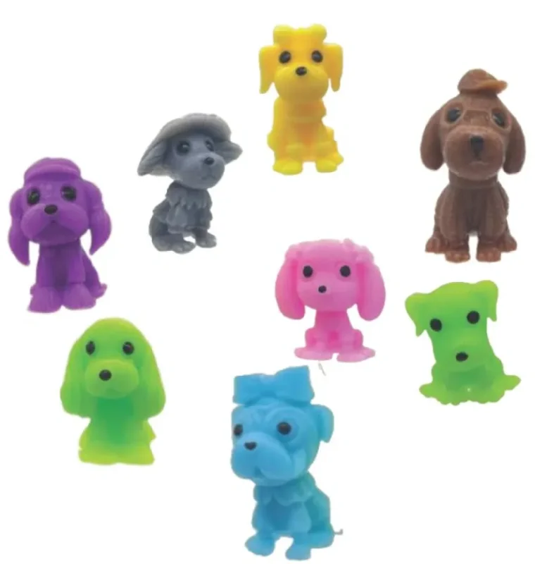 Whimsical and imaginative stuffed toysHappy Pups 2" Capsules ($.40/EA DELIVERED)
