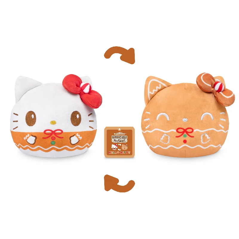 Huggable and cozy plush toysHello Kitty Gingerbread 4" Reversible Plushie