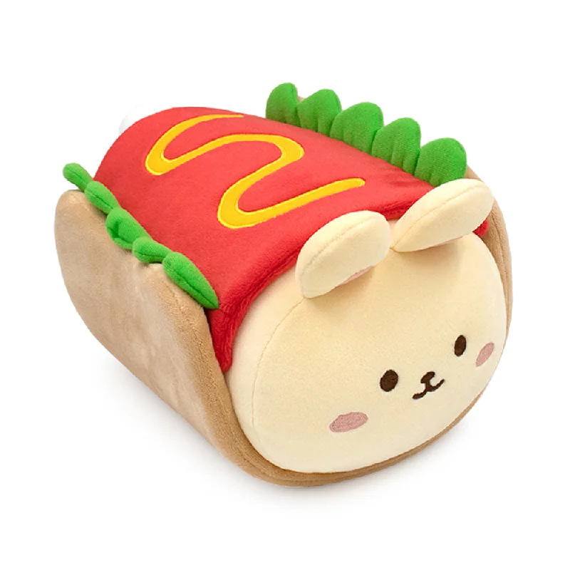 Sweet and innocent stuffed animalsHot Dog Bunniroll Medium Outfitz Plush