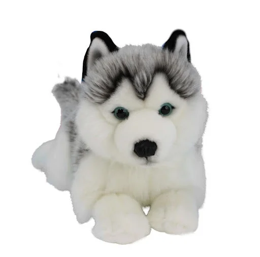 Enchanting and magical plush dollsHusky Lying Large
