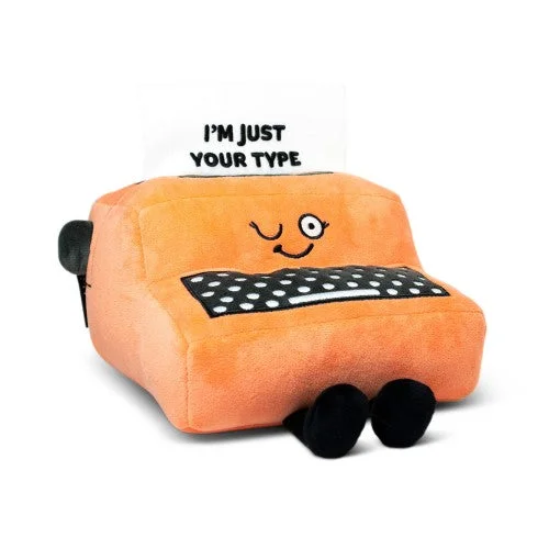 Fluffy and warm toy companions“I’m Just your Type” – Typewriter Plush