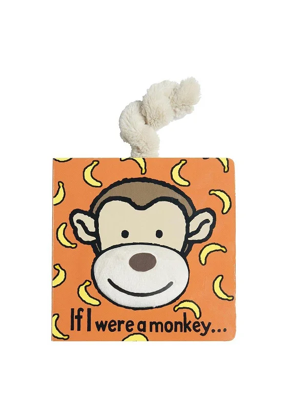 Soft and cozy Jellycat high-quality craftsmanshipJellycat If I Were a Monkey Book
