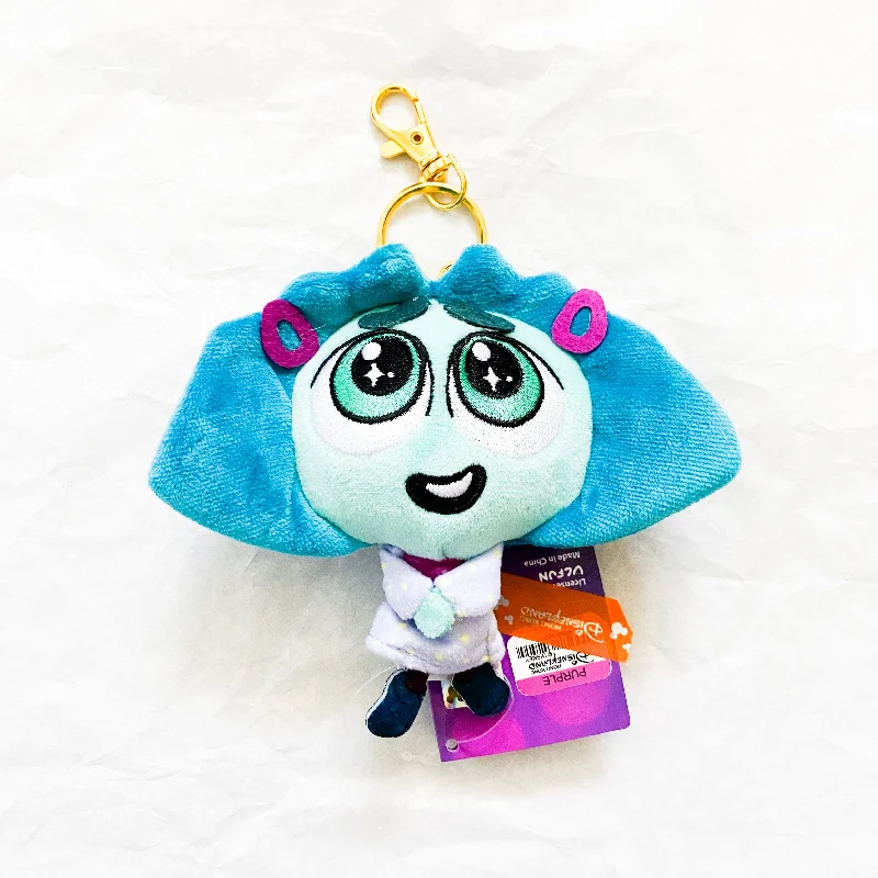 Soft and cuddly stuffed animalsInside Out 2 - Envy Plush Keychain