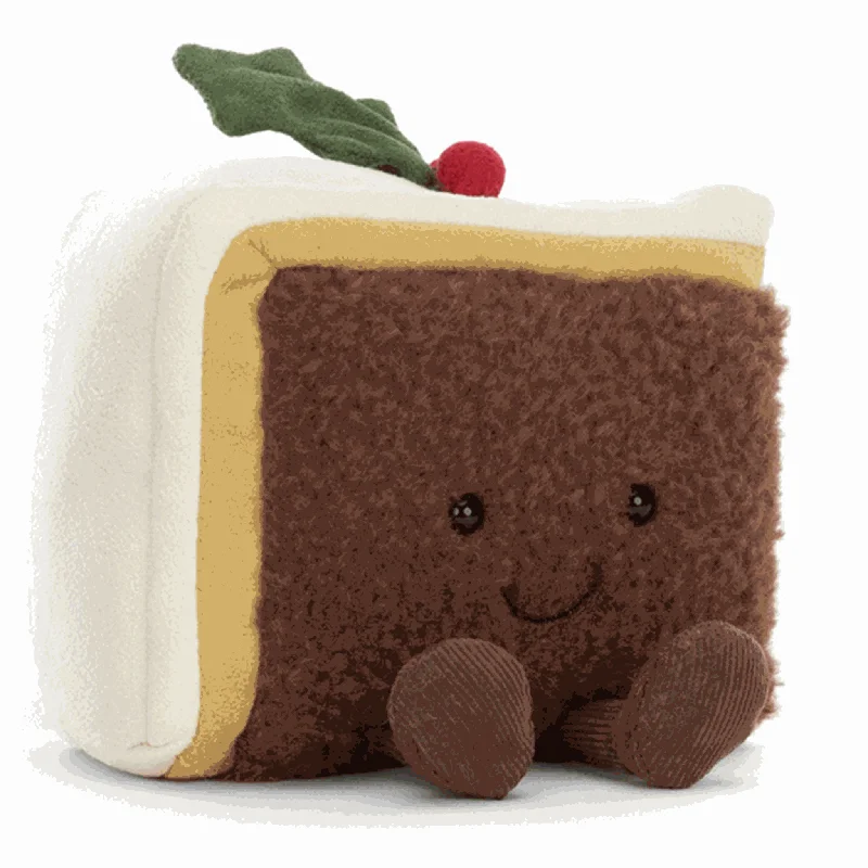 Cozy and gentle Jellycat attention to detailJellycat Amuseable Christmas Cake 12 cm