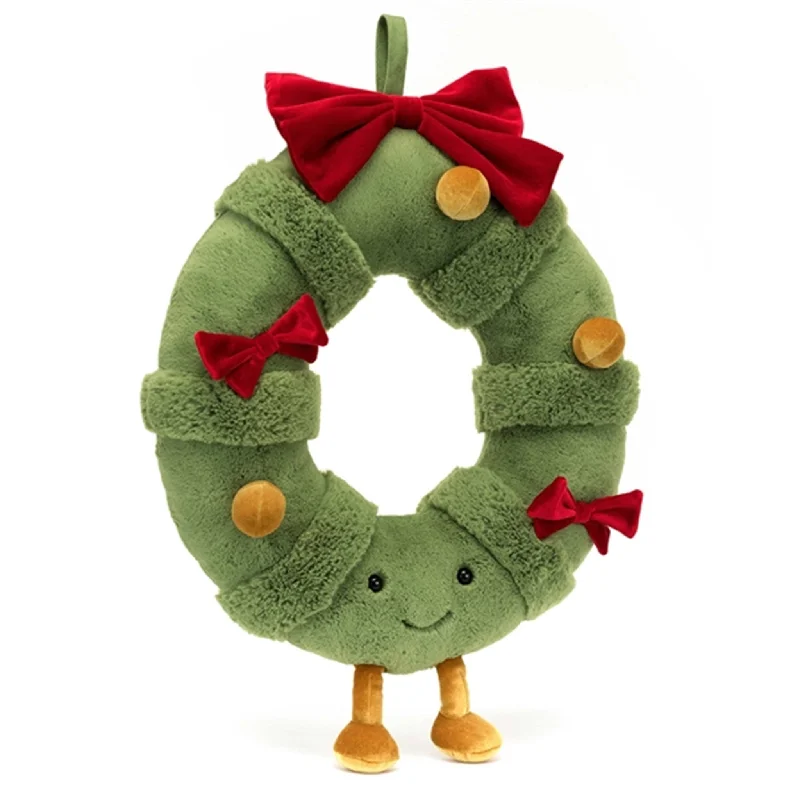 Cozy and gentle Jellycat attention to detailJellycat Amuseable Christmas Wreath 44 cm Cozy and gentle Jellycat attention to detailJellycat Amuseable Christmas Wreath 44 cm